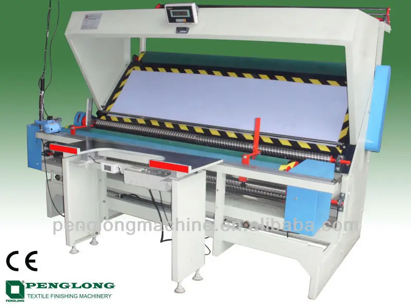 Fabric rolling machine with cutting device & scale /fabric inspection machine for open width and tubular fabric made in China