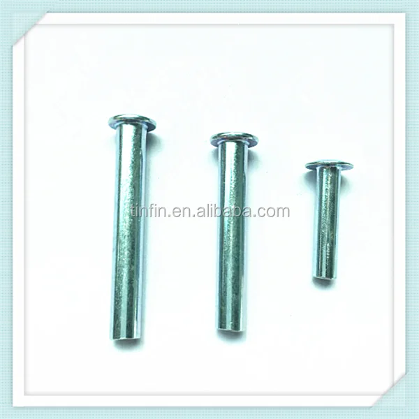 Round Head Steel Semi Hollow Tubular Rivets