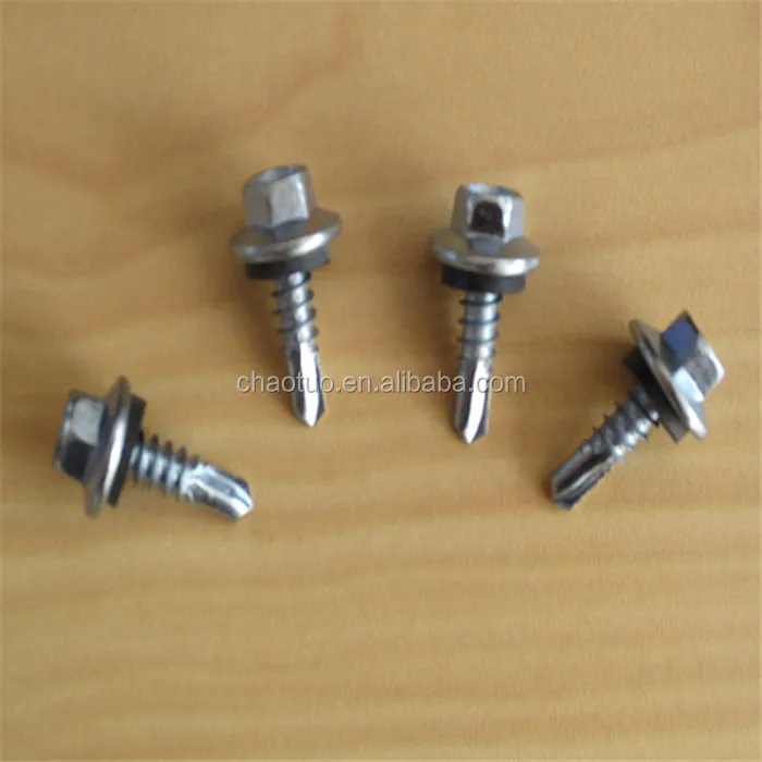  Кровельный винт с шайбой