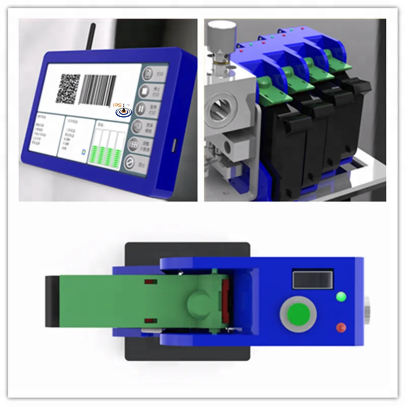 Promotion waterproof high efficiency EC series print dynamic QR barcode and excel data printer with 1-4 heads