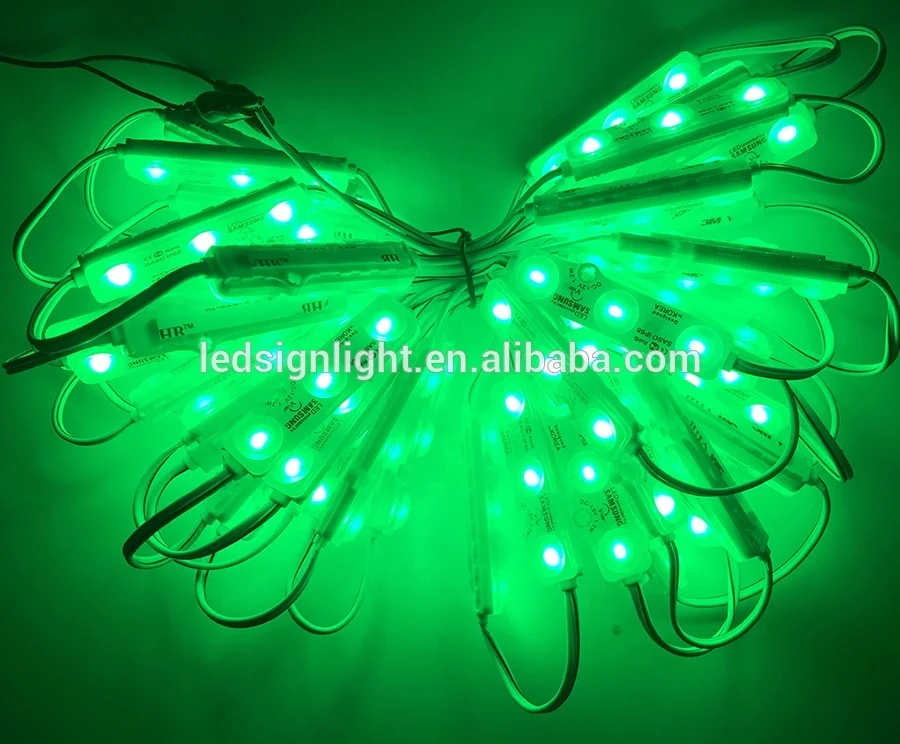 
12V 1.5W samsung led module Korea ce rohs injection lens led modules waterproof 5730 led modules with 3 chips 