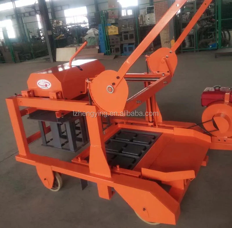 Concrete block making machine