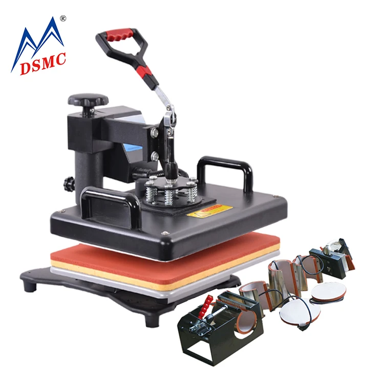 Hot 8 In 1 Heat Press Machine Mugs Hat T Shirts Printing Machine Sublimation