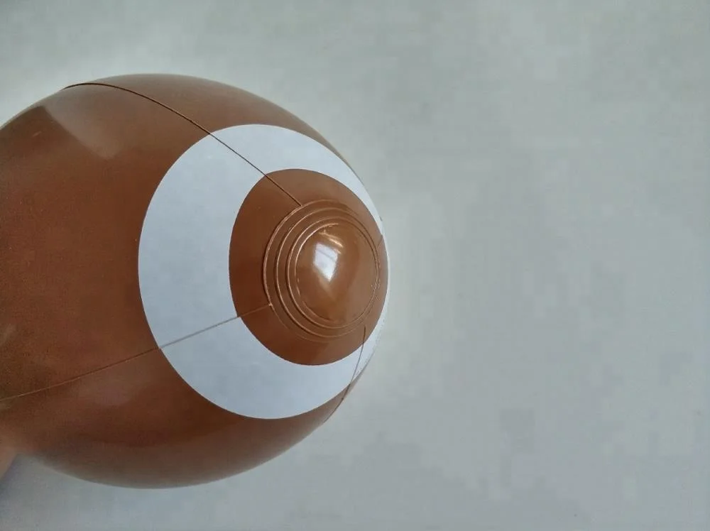 HOGE EN71 standard 16inch inflatable PVC rugby beach ball