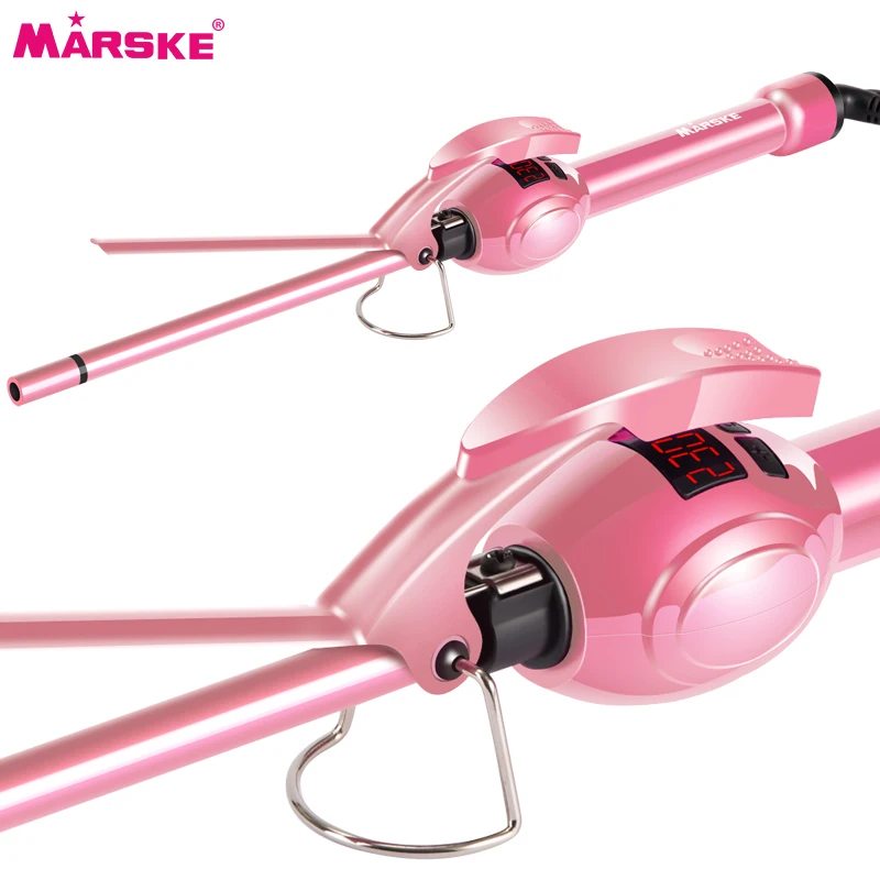 MRASKE  9mm Home Use Electric Iron For Women Ceramic  Long-Lasting Shape Without Collapse Machine Professional LCD Hair Curler