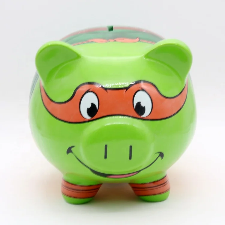 
Fancy custom large pig piggy bank ceramic for kids 