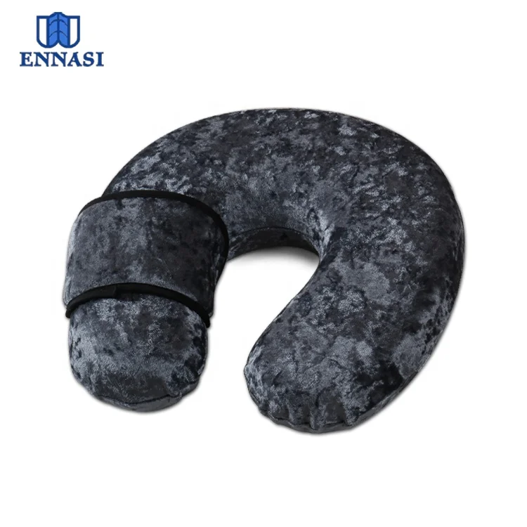 Camping Airplane Memory Foam Travel Pillow Eye Sleep Mask U Shape Travel Kit Neck Support Pillow