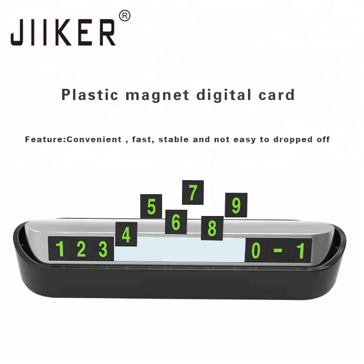 Custom Logo Printing Temporary Car Parking Card Custom Hidden Telephone Number Interior Accessories