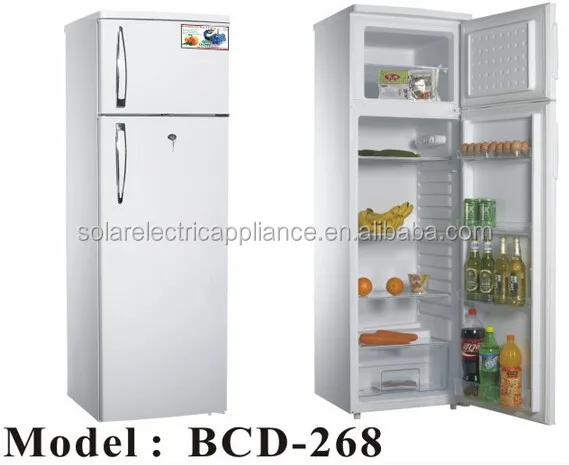 Low Price Solar DC Refrigerator ,DC Solar Fridge(2 door) -- BCD-188T