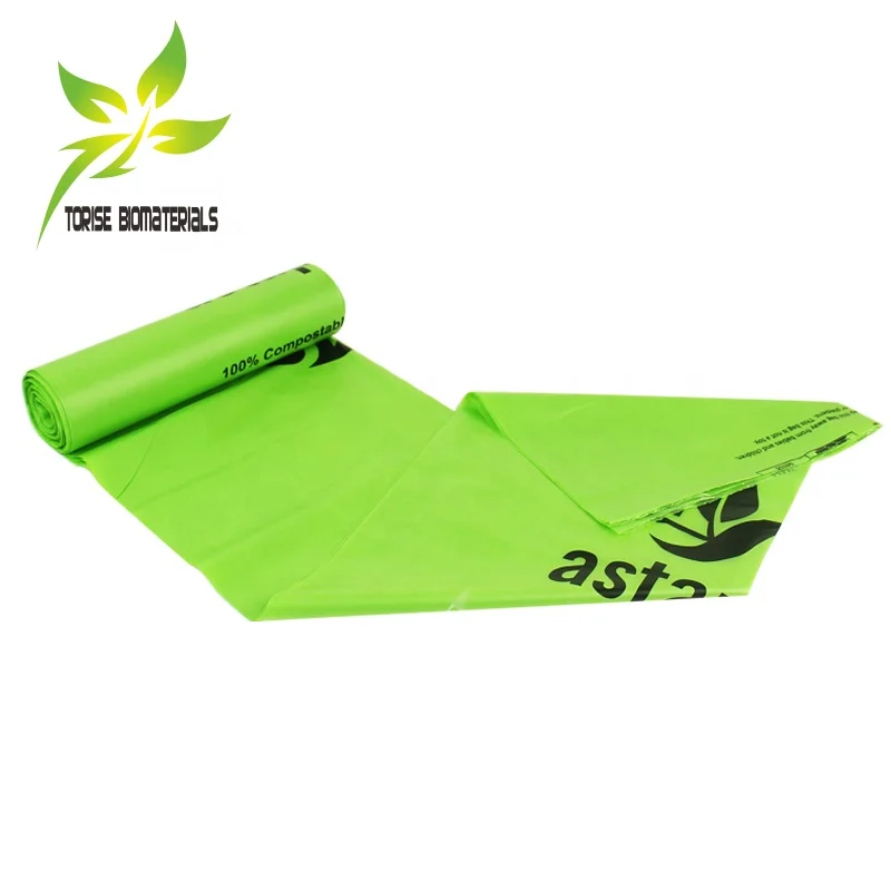 7L 25L 100L 140L 150L  240L EN13432/ASTM D6400 100% biodegradable and compostable bag compostable trash liners