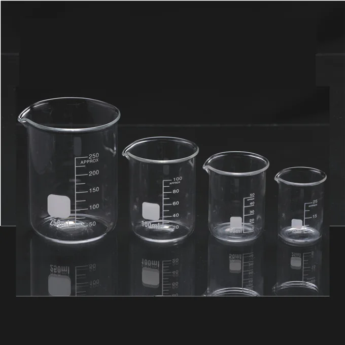 
High Quality Customize Laboratory Pyrex Borosilicate Glassware measuring Glass Beaker 