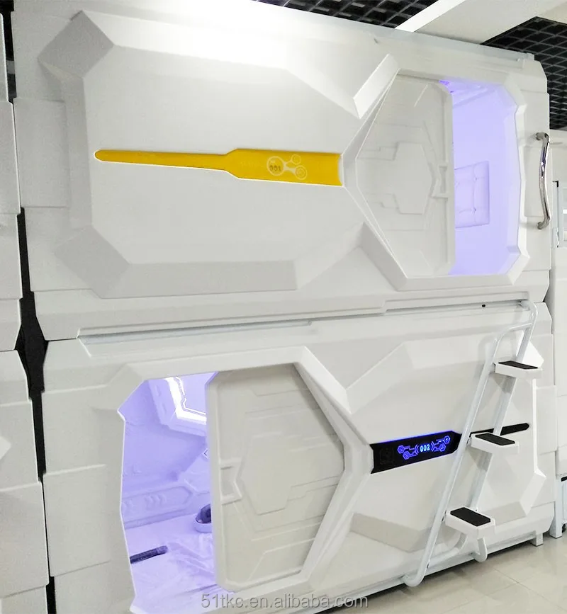 M-813 коммерческих дешевые двухъярусные кровати оптовая продажа гостиничная мебель кровать-капсула