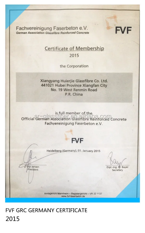 Alkaline Resistant (AR) Fiberglass Roving for GFRC