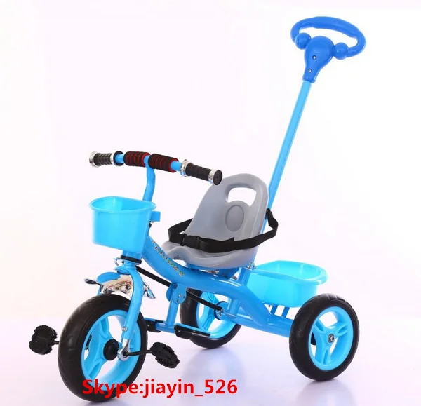 safty belt child tricycle/baby push trike/kids pedal trike made in China