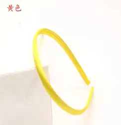 Wiipu 10 mm Baby Girl Satin Headbands Ribbon Covered 36 cm Perimeter ond bag 50pcs/lot