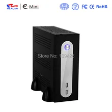 Realan G3 Black Mini ITX Rack Mount Server Computer With 12V 5A Adapter, SGCC 0.5mm