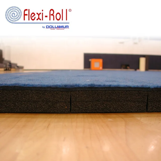 Hot sale flexi roll carpet cheerleading floor mat rhythmic gymnastics carpet