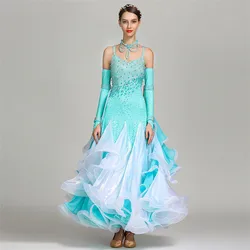 2019 New Design Women Dance Wear Ballroom Competition Dress