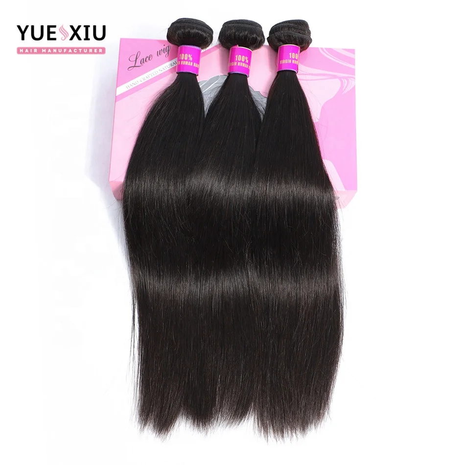 YueXiu Hair Products Xuchang Manufacturer 10A Straight Human Hair Real Peruvian Body Wave Hair In Xuchang