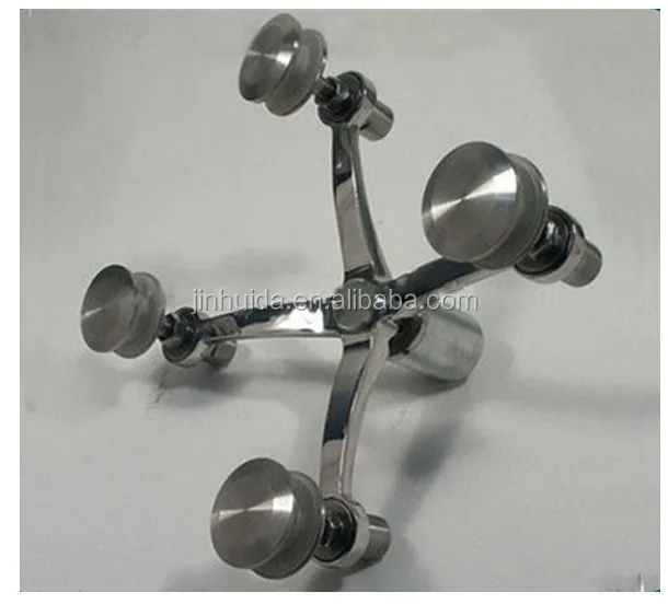 
4 Pointers spider clamp with accessories stainless steel curtain wall spider glass fittings 