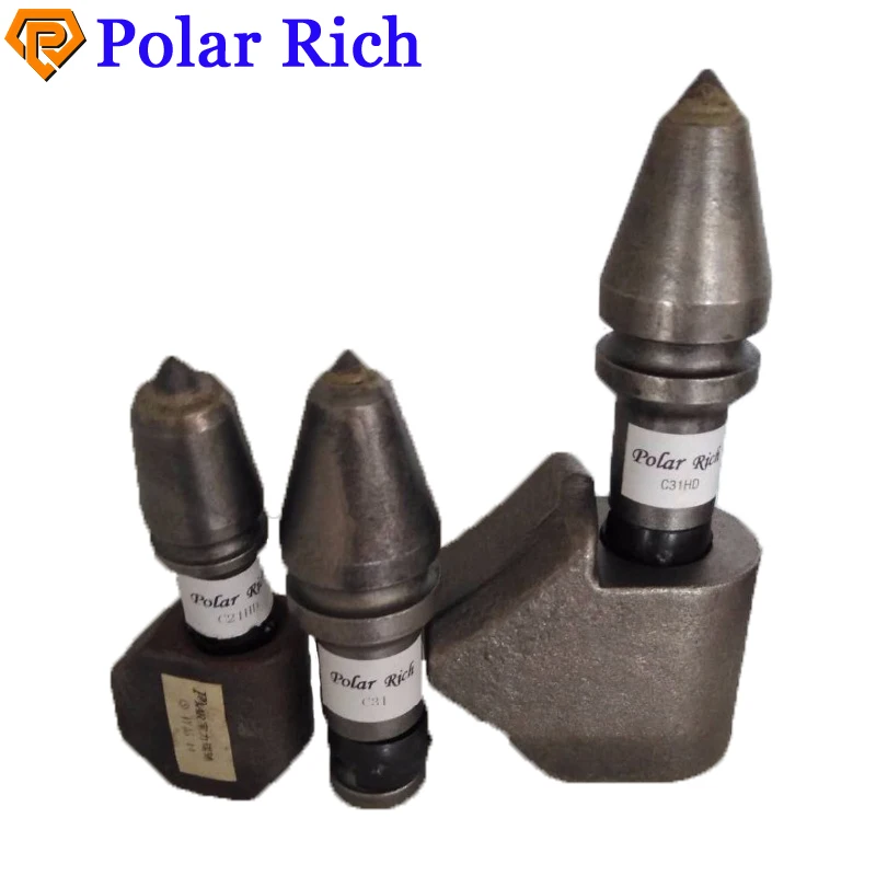 Trenching machine tungsten carbide bullet teeth C21 trencher cutting bit