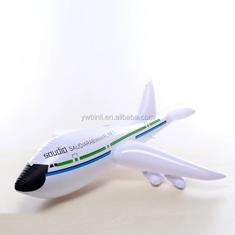 Factory sale White color inflatable jet airplane 747 aircraft for party decoration