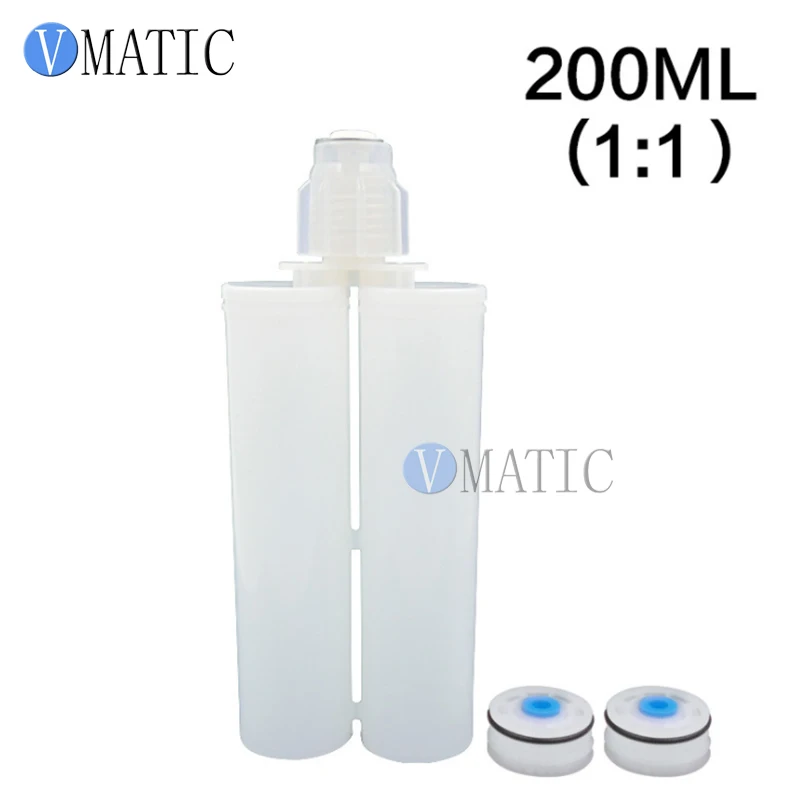 Бесплатная доставка 200 мл соотношение 1:1 одноразовые пластиковые пустой картридж для расчеканки