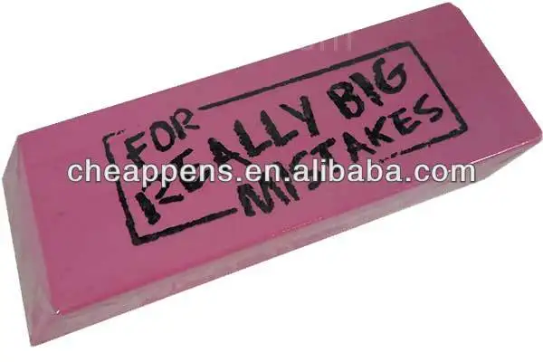 gift logo brand big size promotion giant pencil eraser