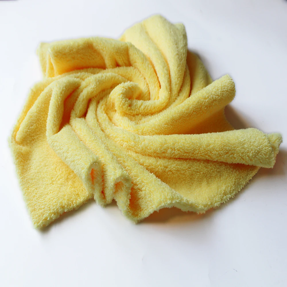 Premium 380gsm Edgeless Microfiber Cloth Car Cleaning Cloth Towel