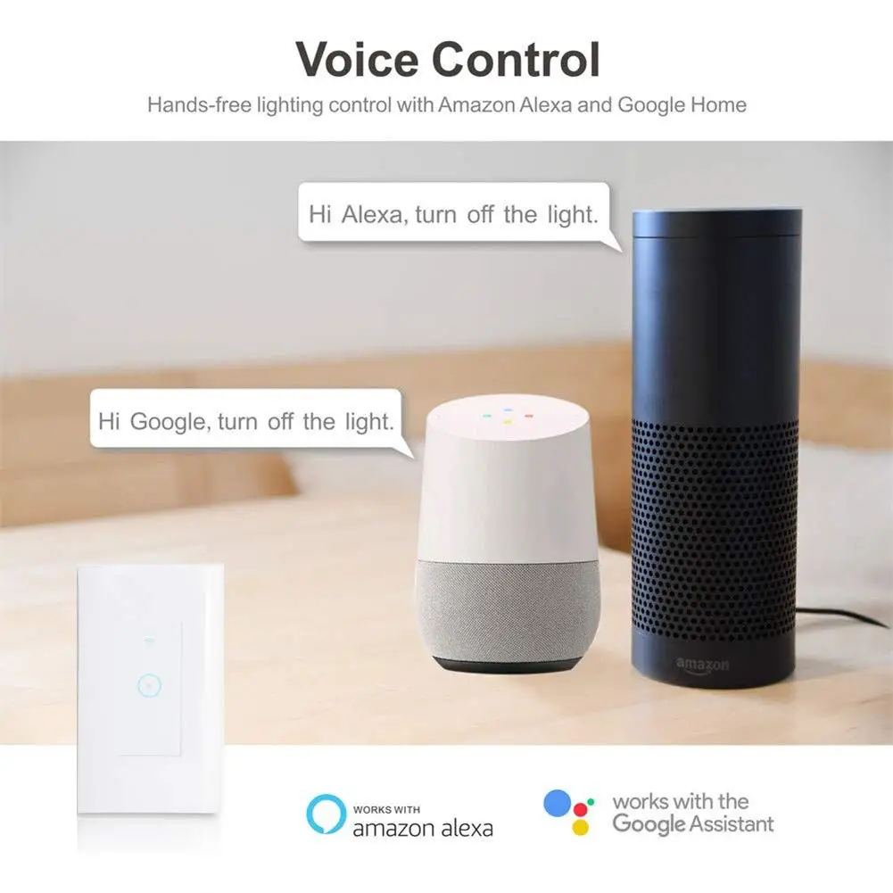 Tuya Smart Life Smart Wireless Wifi Light Switch/Smart Wifi Touch Wall Switch