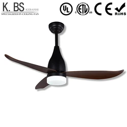 Modern 44Inch Living Room Ceiling Fan With Light Home Remote Control USA Electric 220 Volt Ceiling Fan With Lights