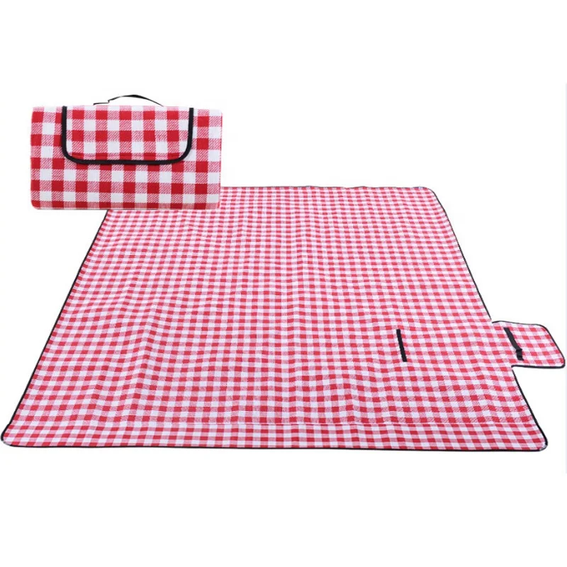 
Acrylic Checked Picnic Blanket Waterproof Beach Mat Camping Mat Picnic Mat Ground/Grass Sheet Hiking Travel Outdoor 