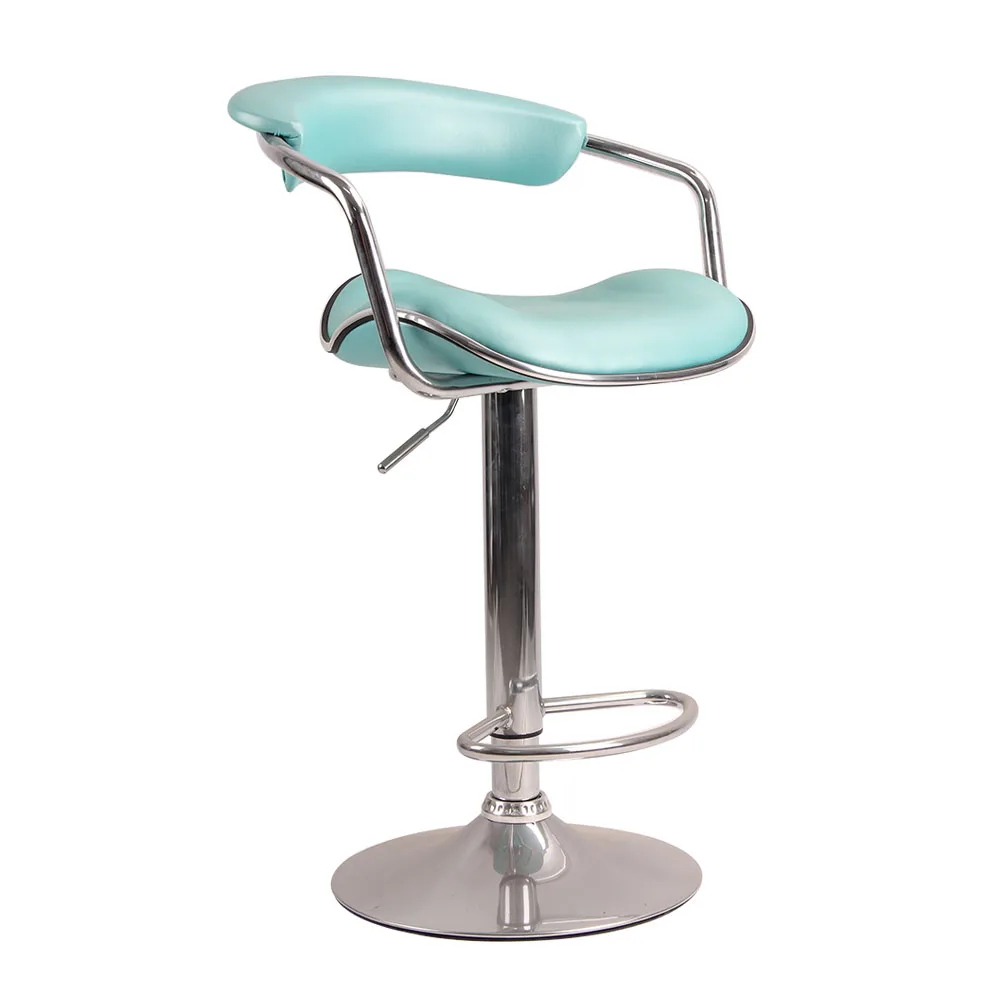 
Wholesale Italian Design Adjustable Modern Leather Bar Chair with Back 