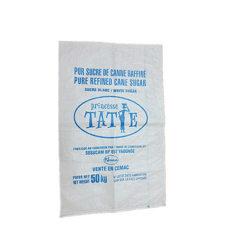 EGP 50kg Corn Rice Bean Packaging Bag Pp Woven White 25kg Bags Agriculture Offset Printing Moisture Proof Top Hemmed or Heat Cut