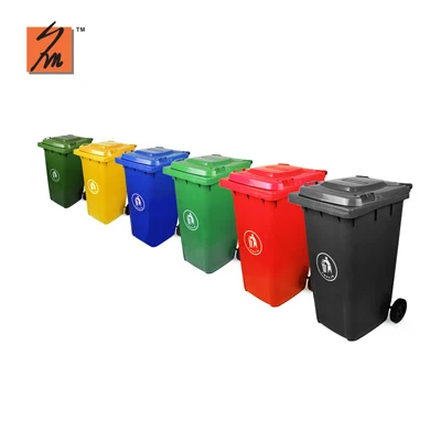 Commercial 100 120 240 360 Liter Waste Bin Outdoor Pull Out Waste Bin Street Recycle Trash Can