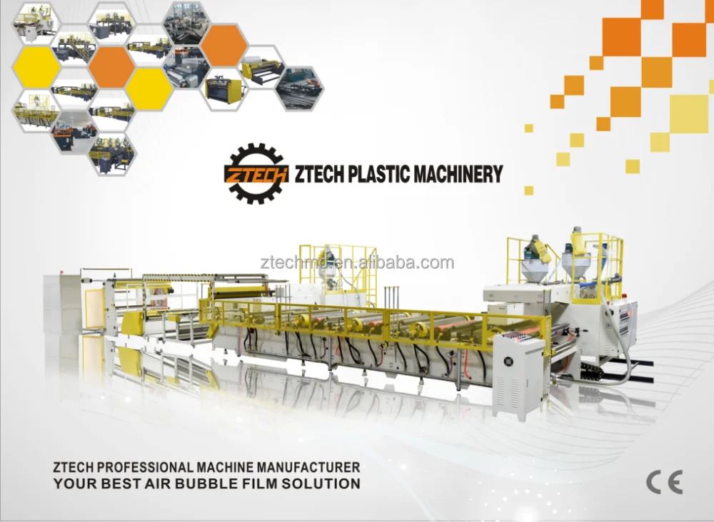 2022 Ztech Plastic air Bubble wrap film rewinder machinery