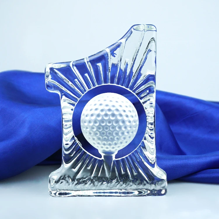Специальный декоративный шар, скульптура, хрустальный трофей для гольфа