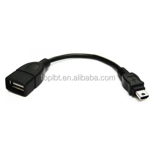 Mini USB/ Micro Host Cable OTG 10cm mini usb cable for tablet pc mobile phone mp5