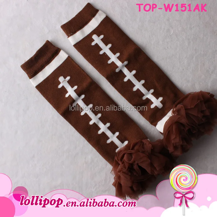 In stock knitted football pattern boys Leg Warmers newborn baby Football leg warmers for kids