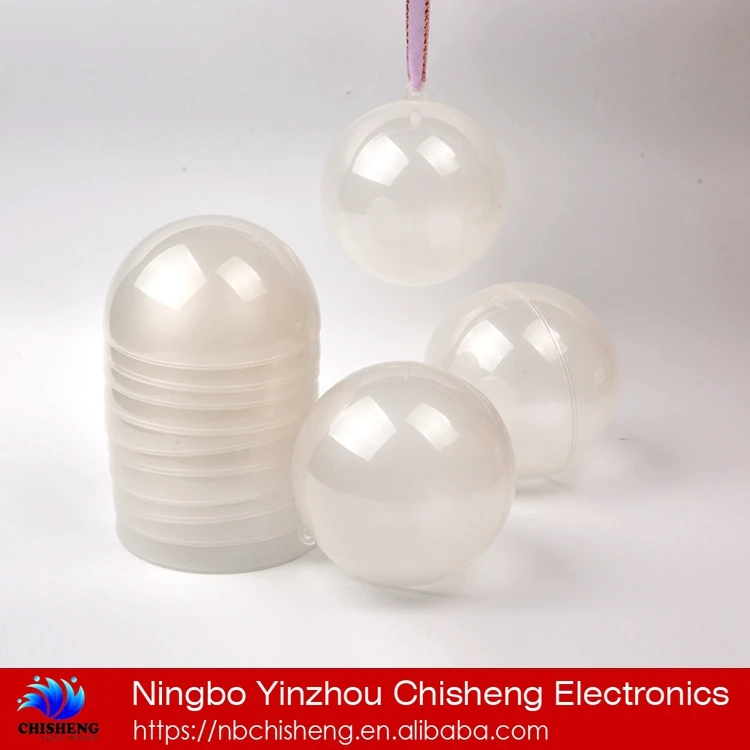 8cm Elegant ball decoration Christmas ornaments shatterproof decorative hanging clear plastic  fill able Christmas bauble