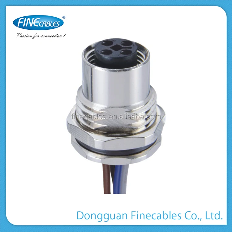 M12 мужского и женского пола 4 pin 5 pin-кодирования разъем адаптера питания