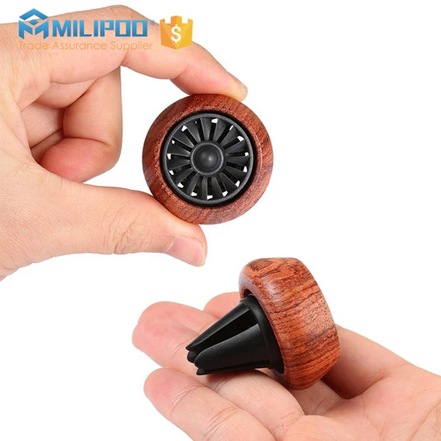 
New product automobile car air freshener vent aromath mini aromatherapy diffuser with 3 Refill Oil Pads (Rosewood) 