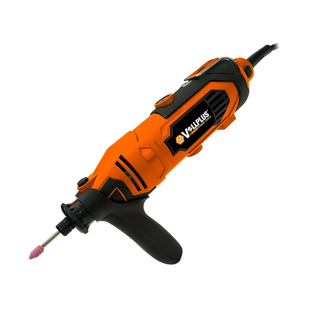 Vollplus VPMG2010 135W Rotary Tool Kit 80pcs Variable Speed Professional Electric Mini Stone Grinder