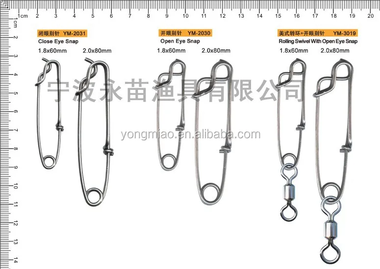 rolling swivel with Spearfishing Floatlines Snap snap long line clip