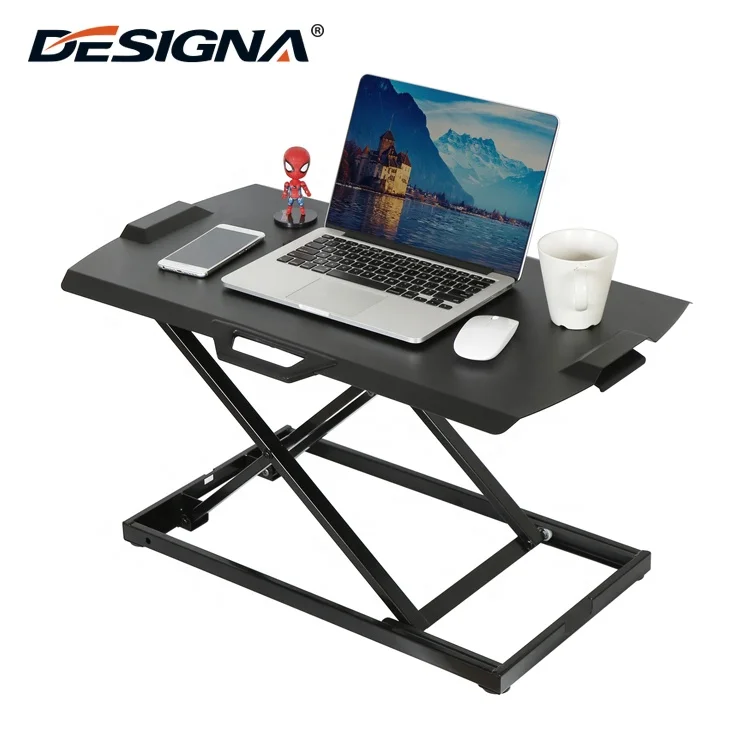 inexpensive portable folding laptop office standing desk riser