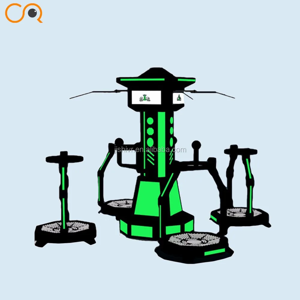 Adaptable for kinds of people 9d VR walker VR treadmill and shooting simulator Multi-Players Virtual Reality Experience