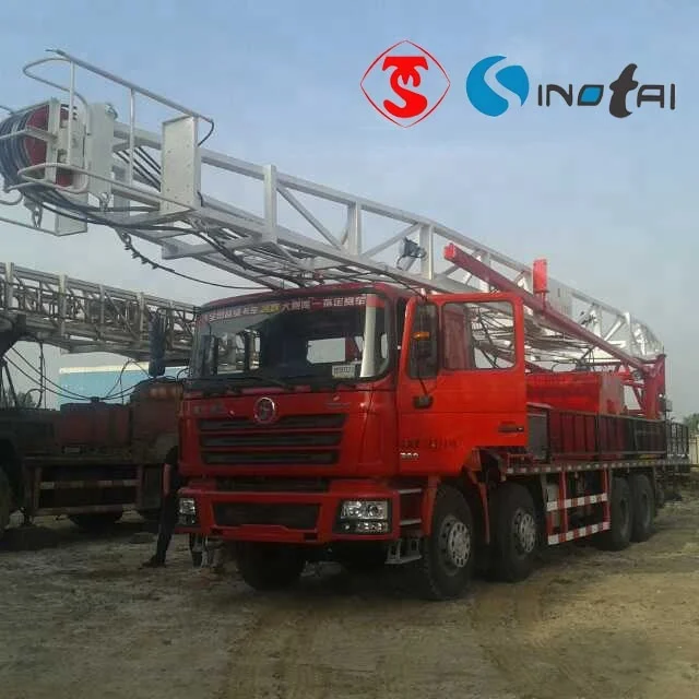 Лидер продаж! По Стандарту API для бурения нефтяных скважин сервис буровая установка, смонтированная на грузовом автомобиле, 250HP XJ250 капитального ремонта скважин/потянув за блок