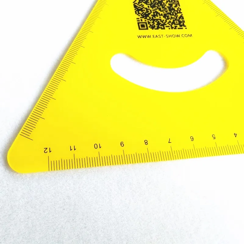 Цена по прейскуранту завода акриловая треугольная линейка треугольные весы Лазерная линейка