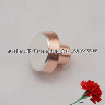 Серебряный медных сплавов электрические контакты для djustable биметаллического термостата