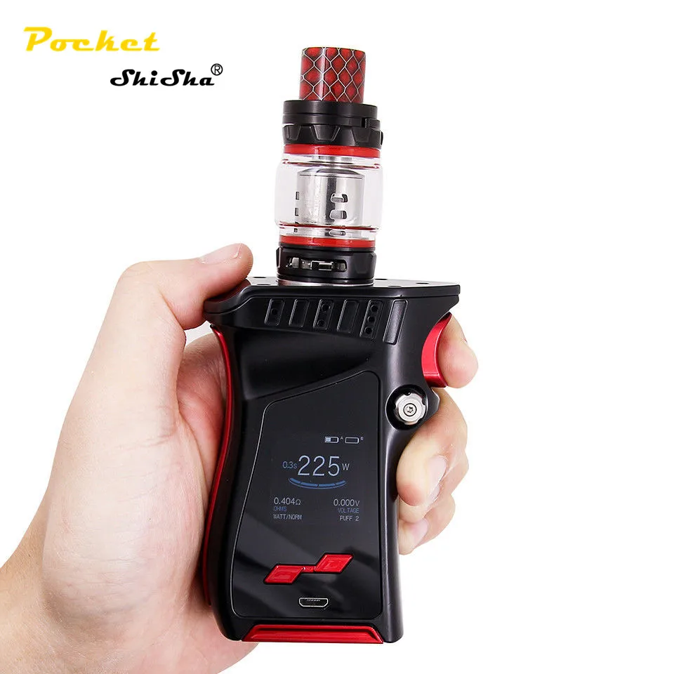 Черный Радужный цветной вейп-мод Mag 225 Вт Радужный мод вейп